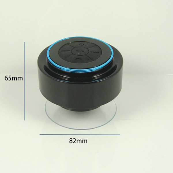 Vattentät Duschhögtalare Bluetooth Högtalare Duschradio Bärbar Högtalare för Dusch Camping Bilresa Parkopplas med Alla Bluetooth Enheter Samsung PC iPh
