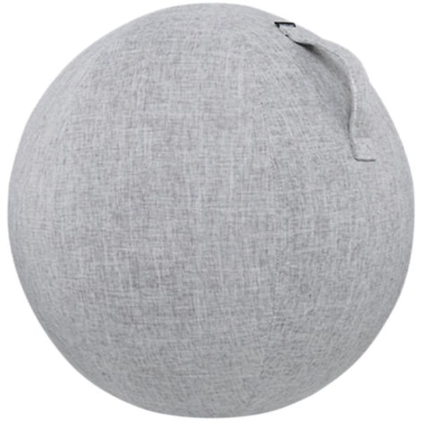55cm/65cm/75cm Bomull+Linne Yogaboll Skyddande Överdrag Träningsboll Skydd Hudomslag Tillbehör, Modell:Grå55cm - Grå55cm