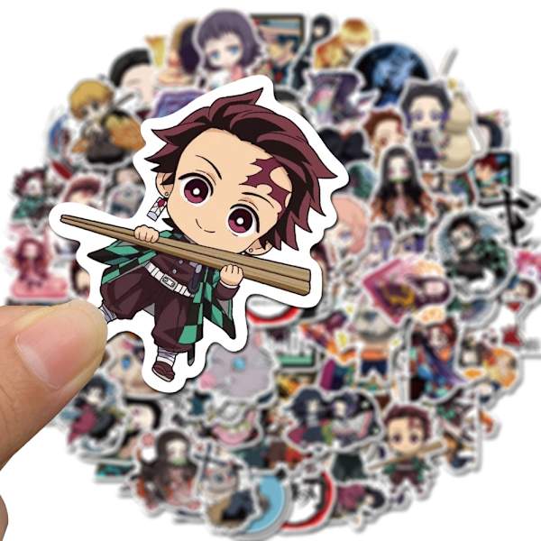 50-pack roliga vinylklistermärken, japansk manga Ghost Killer: Blade