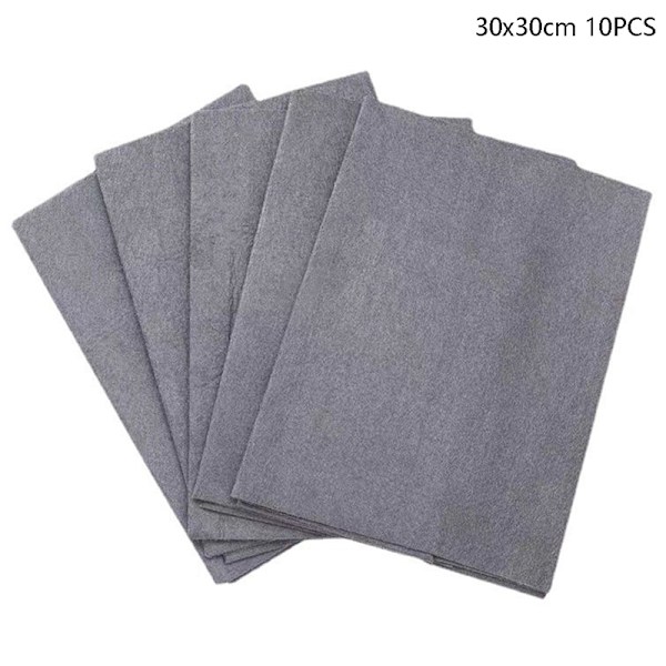 20 pcs thickened magic cleaning cloth microfiber surface Gray