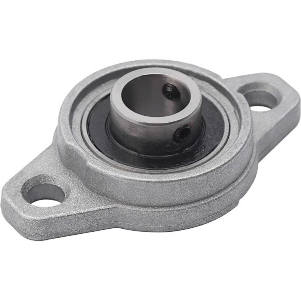 4 stycken med rombisk flänsad sula lagerbock kullager Ringande (12 mm innerdiameter)