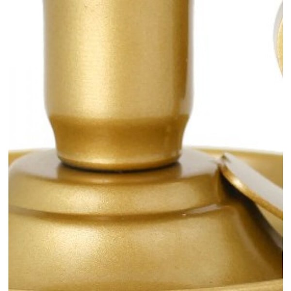 Koniska ljusstakar, guld bordsljusstakar för bröllopsceremonin, ljusstake för Halloween julmatsalsdekoration, 2