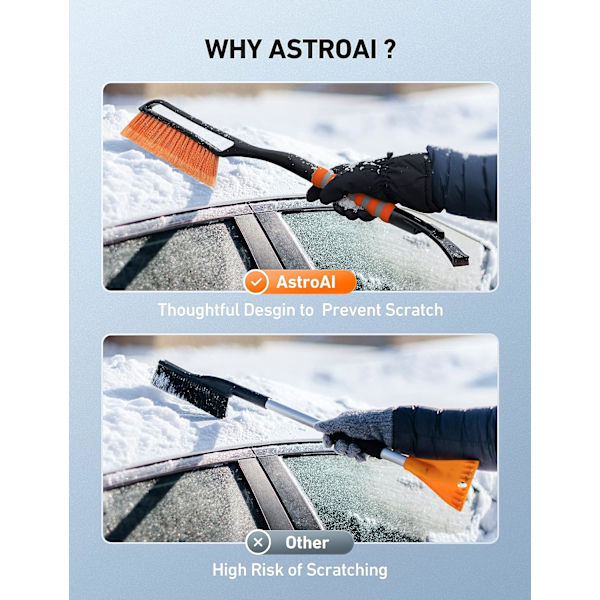 Lumisivellin ja irrotettava jääraappa autoille, kuorma-autoille