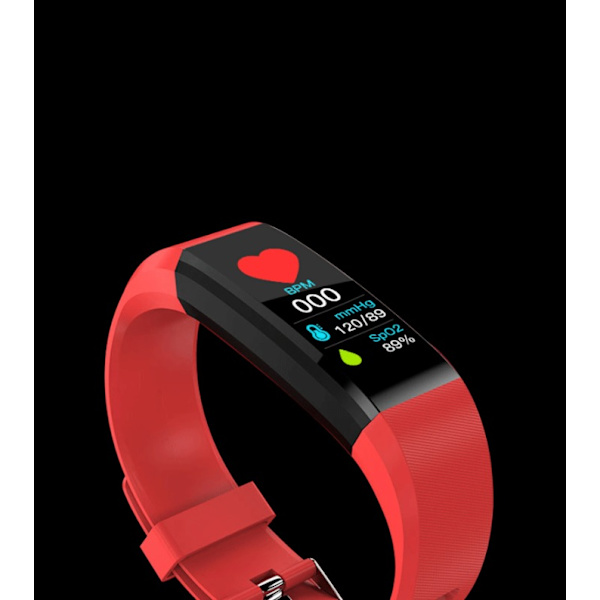 Annan hemautomationstillbehör färgskärm smart armband fitness sömn (Lila)