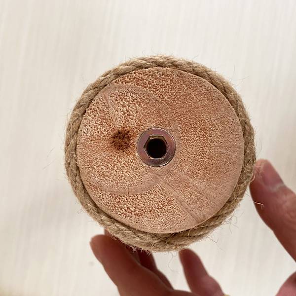 Ersättningsstolpe, ø 9 cm/40 cm/gängstorlek M8