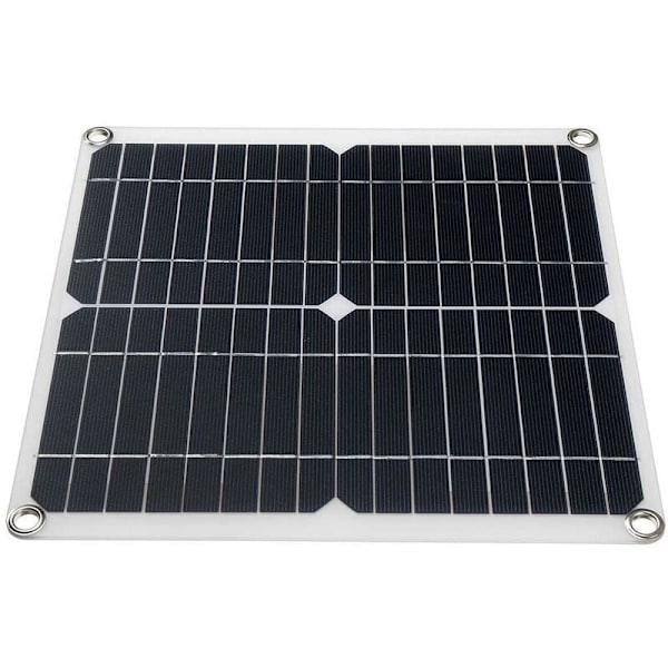 12W Mono aurinkopaneeli aurinkosähkömoduuli 100A ohjain autoon asuntovaunuun kotiin puutarhaan akkulaturi - RWPanneau solaire