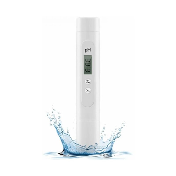 PH-testare elektronisk mätare, mätområde från 0 till 14 pH, hög precision pooltestare, pH-mätare för pool, akvarium, dricksvatten