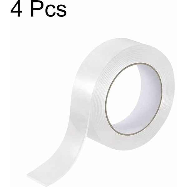 Dubbelhäftande tejp - 300x30x2 mm Avtagbar väggmonteringstejp 2-pack tvättbar tejp