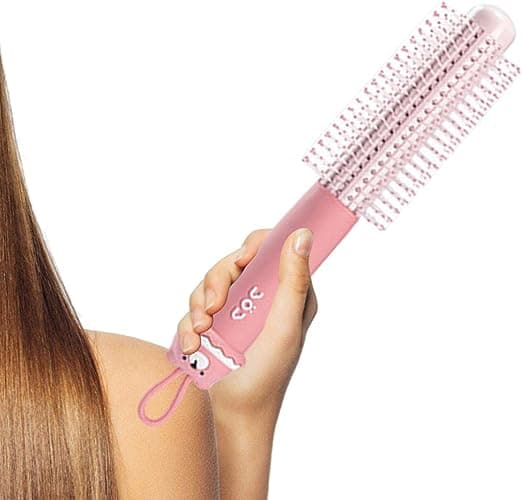 Pink Curling Comb - Sød Hårkam - Anti-Statisk Massagebørste