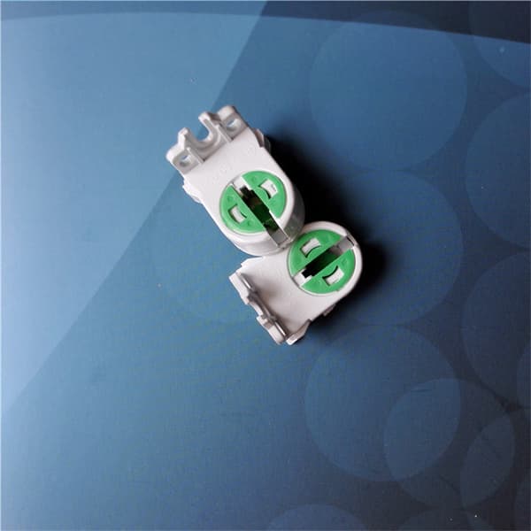 2 stk dobbel terminal T5 lysrør sokkelholder