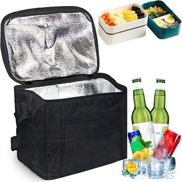 Vikbar kylväska, kylväska picknickväska, lunchväska, kylväska isväska, mini kylväskor, vikbar kylväska