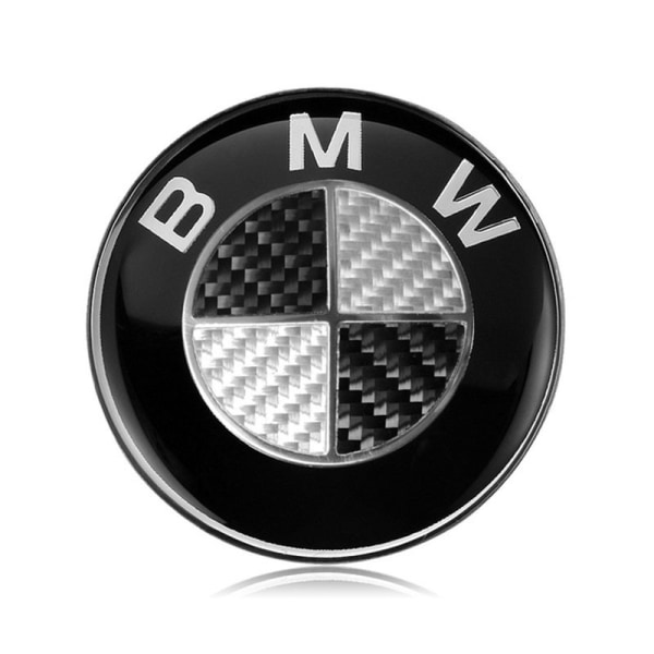 Lämplig för BMW 74mm bilemblem bakre bilemblem (74mm stil 5)