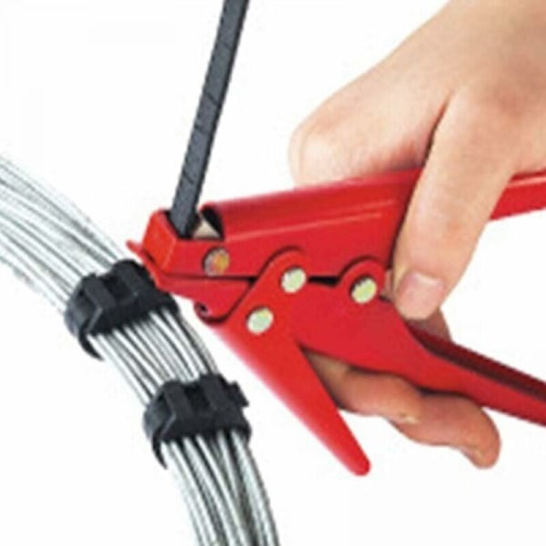 1 st Fixerings- och skärtång för kabelklämmor - Verktyg för kabelklämmor, nylonkabelklämmor