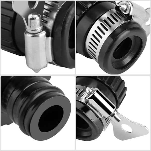 Universal kranadapter for hagekran og hageslange, hageslangekobling for blandebatteri (diameter <20mm, ingen gjenger)