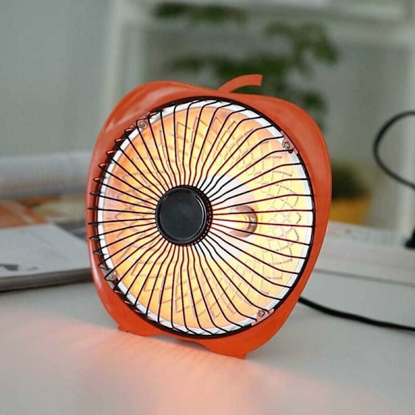 200W Halogenovn, Liten Mini-Ovn for Hjemmekontor, Oransje