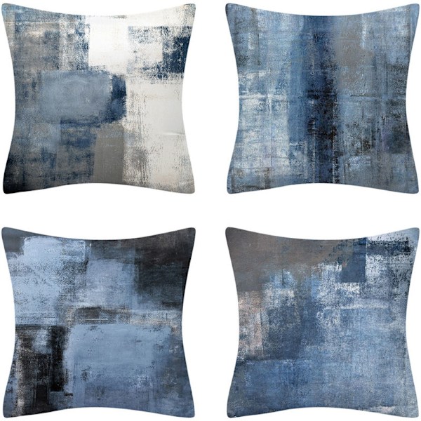 Putetrekk 40x40 cm Sett med 4 dekorative putetrekk for soverom sofa
