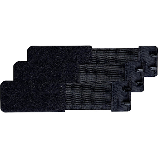 Set med 3 Mjuka Bekväma Bh-förlängningar 2 Hakar, 10cm x 2.5cm