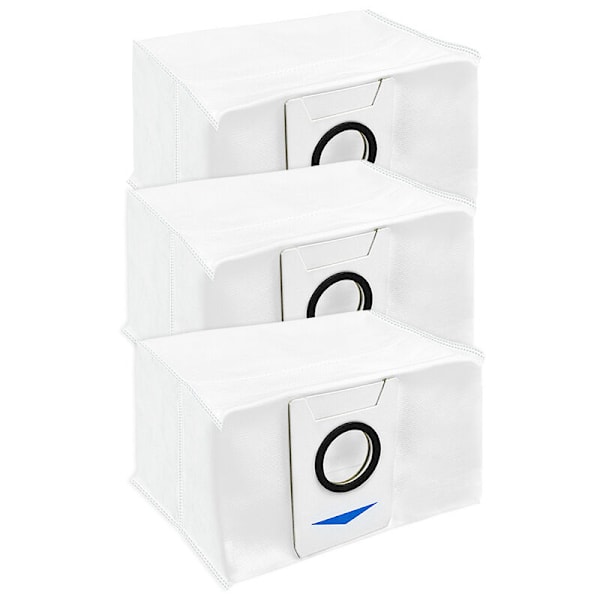 4-pak støvsugerposer til Ecovacs Deebot X1 Omni / X1 e Omni / T20 Omni støvsugerstation, 3L stor kapacitet, reservedele