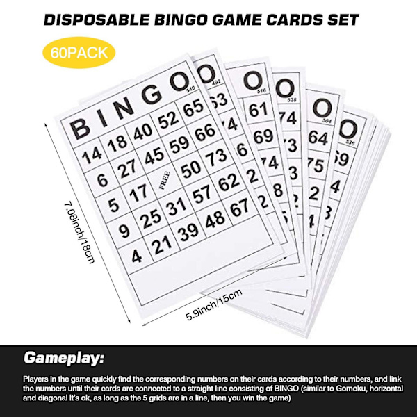 Klassisk Bingo 0-75 Et morsomt familiespill