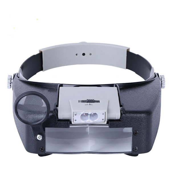 Corrigence-lamppu, käsintehty handsfree-suurennuslasi valolla, LED-valolla varustettu, kellosepille, korusepille, lukemiseen
