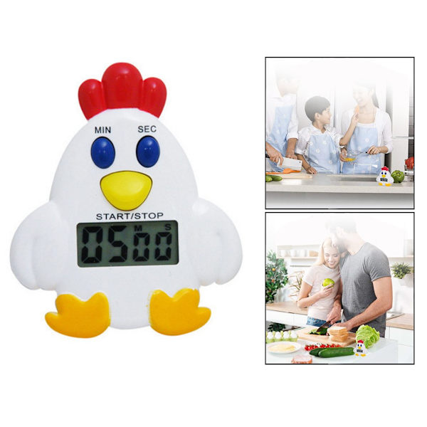 Kjøkken Timer, LCD Digital Timer, Nedtellingstimer i Kylling