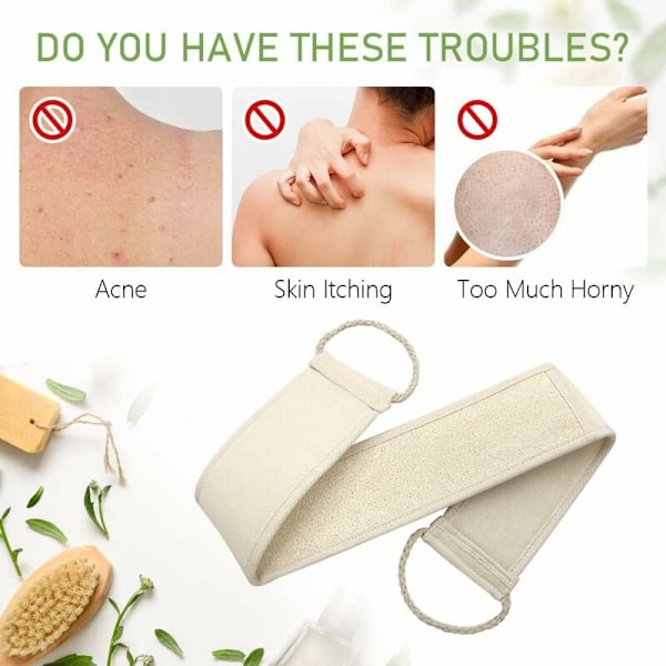 Loofah Luffa Badrem Exfolierande dotter Massage Rygg Rygg Spa Duschverktyg För Män Kvinnor