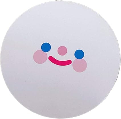 Smiley skridsikker musemåtte, gummibase mini musemåtte, sød tegneserie musemåtte, velegnet til kontor, arbejde, college, spil