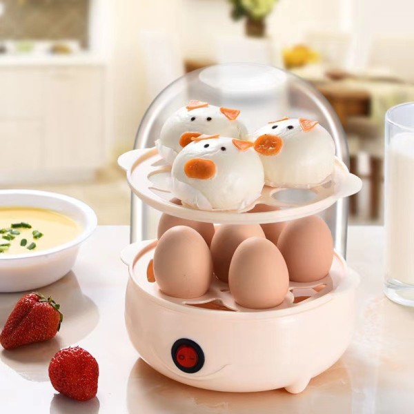 Søt Egg Steamer Egg Steamer Suppe Mini Hjem Frokost Egg Boiler
