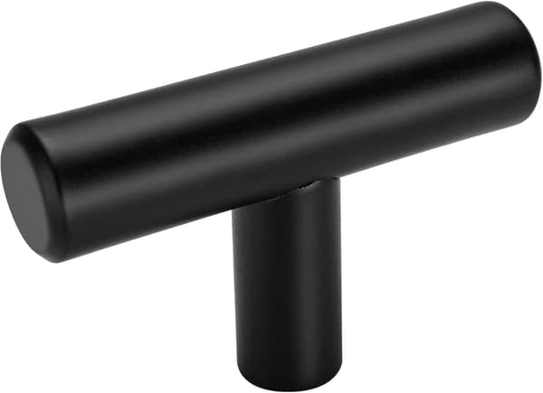 10-pack med enhåls skåpknoppar och handtag dörr skåp låda sovrumsmöbler handtag total längd 50mm/2\" borstad mässing