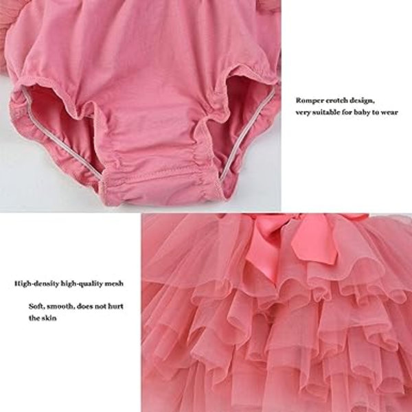 Babyflicka Foto + Blomster Blomster Hårband Nyfödd Nyfödd Tulle Tutu Kjolfoton Prinsessa Kostym Fotografering Prop Outfits