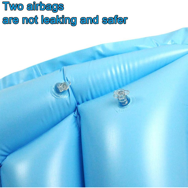 (180 * 70CM, Blå) Boj Pool Toys Recliner Uppblåsbar Hängmatta Solstol Med Flytande Säng Soffa Simning Float Strand För Pool Vattenspel Barn Och Vuxna
