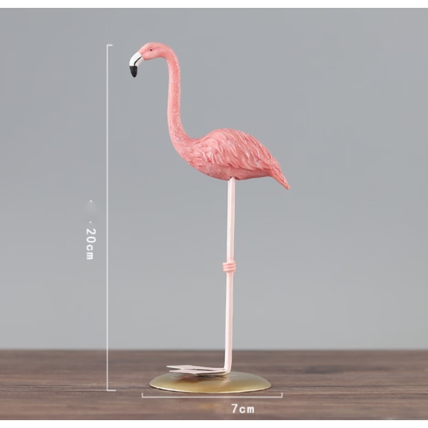 C-Creative Resin Crafts INS Flamingo Cartoon Pendulum home living