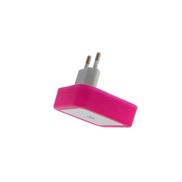 Plug-in nattlys, LED-senglys for barberkontakt med automatisk sensor, for soverom kjøkken korridor, rød 4 stk