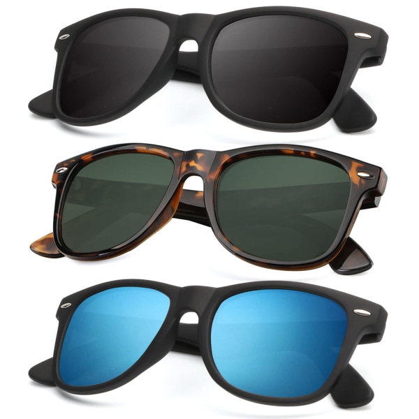 Polariserte solbriller for menn og kvinner Solbriller med matt overflate C