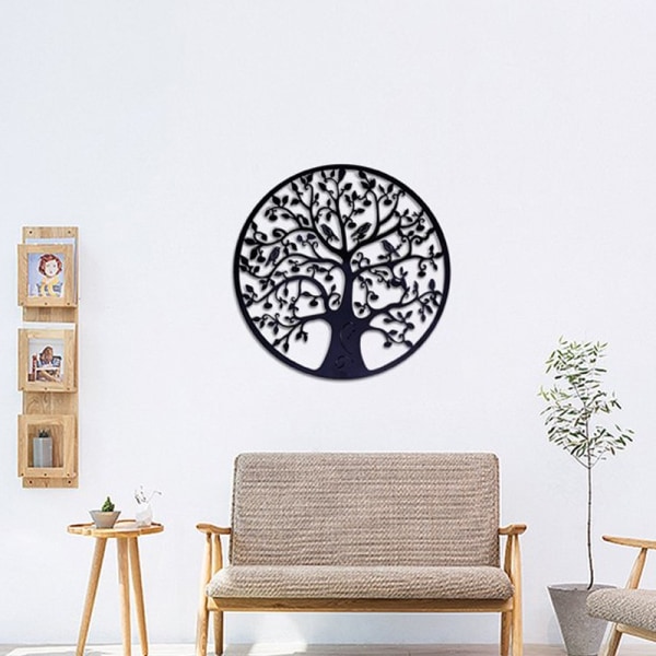 Metal Tree of Life Veggdekor Silhouette Art for Indoor Gift Outd