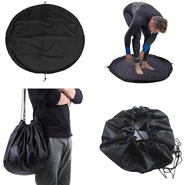 2 i 1 Tøj Måtte og Vandtæt Taske Voksen Unisex 130cm