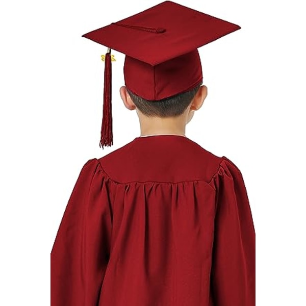Mösspåse för barn i förskolan, togahatt, barn 2023, examen med hänge, pojke och flicka, brun