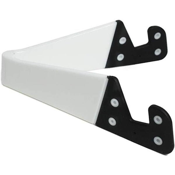 5 stk Smarttelefon og nettbrett skrivebord V-formet stativ, sammenleggbar telefonholder for iPhone iPad Samsung Galaxy HTC One og alle mobiltelefoner, fin og fasjonabel