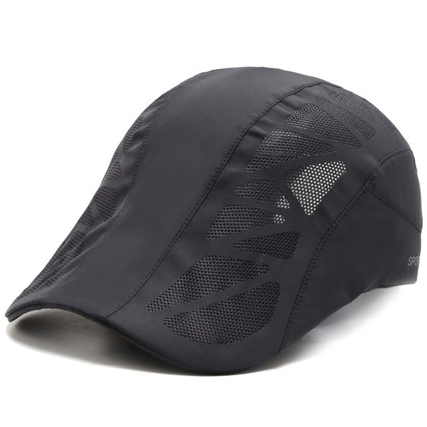 Mørkegrå-justerbar baseballcap Golfhatt Motorsykkel Trucker Cap