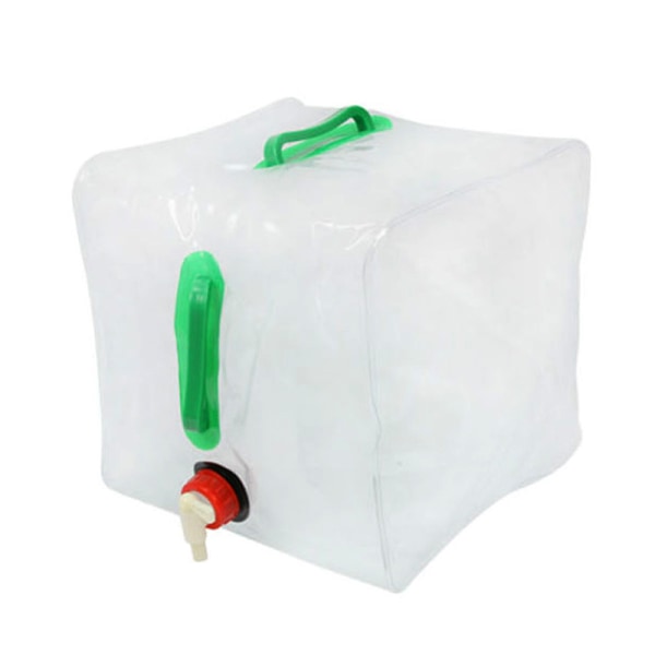 4 deler sammenleggbar vannpose, 20L sammenleggbar og bærbar cani