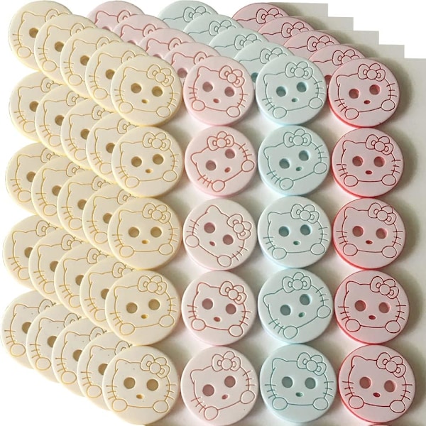 (Förpackning med 100) Knappar för babykoftor Poppy Dekorationer Knappar för babykoftor Stickknappar för koftor Babyknappar för koftor Plas