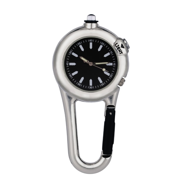 Digital Carabiner Watch Clip on Quartz Watch Multifunktionel Cara