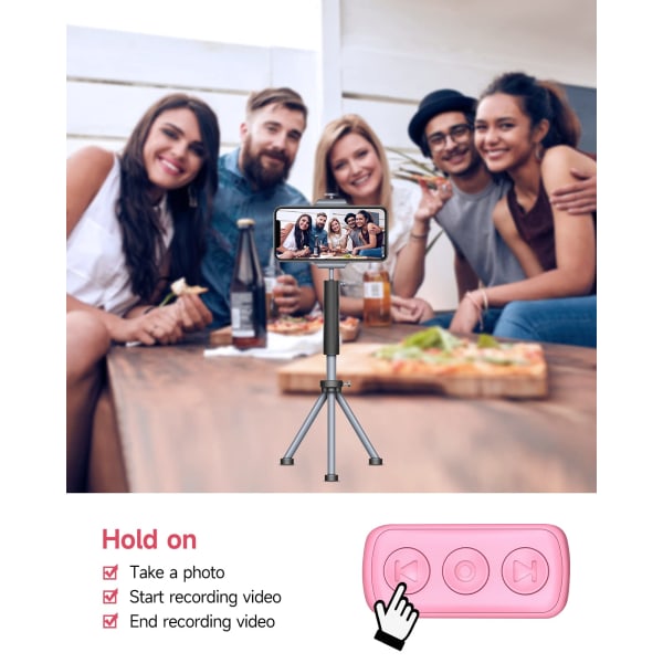 Bluetooth Scroll Ring - Trådløs fjernkontroll for kamera (svart)