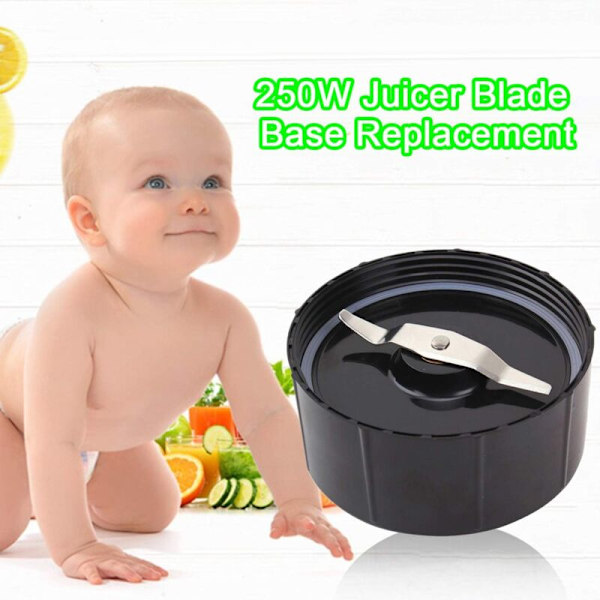 Vass rostfri platt kniv Ersättningsdelar Tillbehör Kompatibla med Magic Bullet 250W Blender