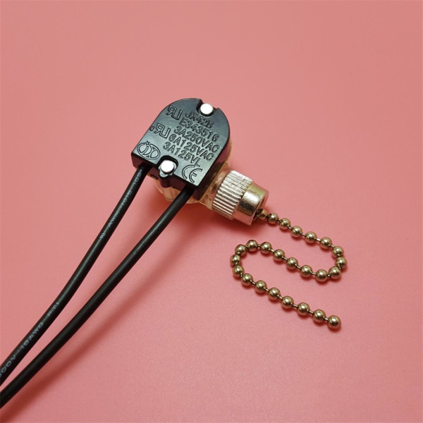 To-tråds gennemsigtig lynlåskontakt to-gears pull-wire kontakt JX-4