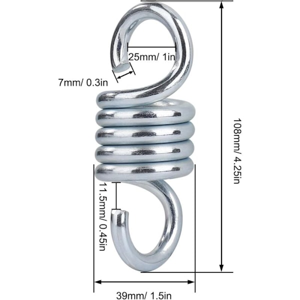 Harmstand How Hammable Lasteevne Maksimum 500 kg Til Have Veranda Balançoire Hænge Stol 2 Stykker