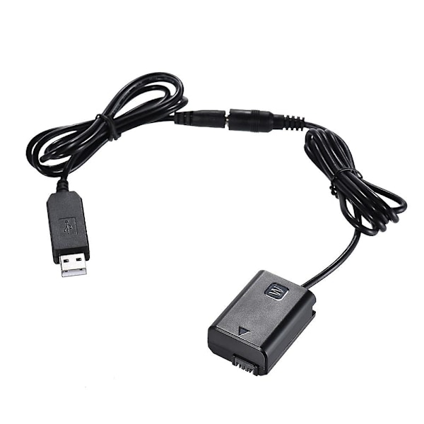 Np-fw50 Dummy Batteri + DC Power Bank (5v 2a) USB Adapter Kabel Udskiftning Til Ac-pw20 Til Sony Nex-3/5/6/7 Serie A33 A37 A35 A55 A7 A7r A7ii