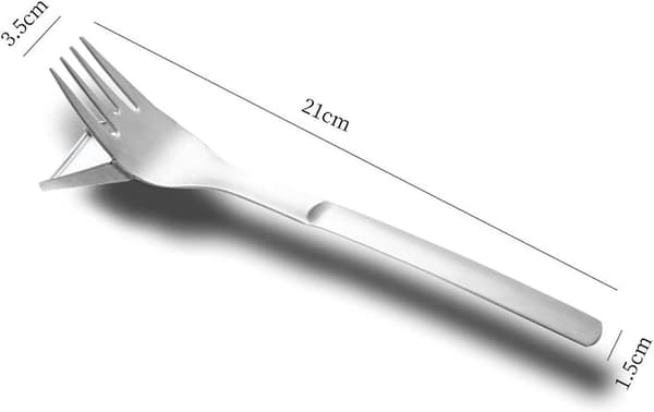2 stk. Multifunktionel rustfrit stål vandmelon gaffel melon skærer vandmelon gave