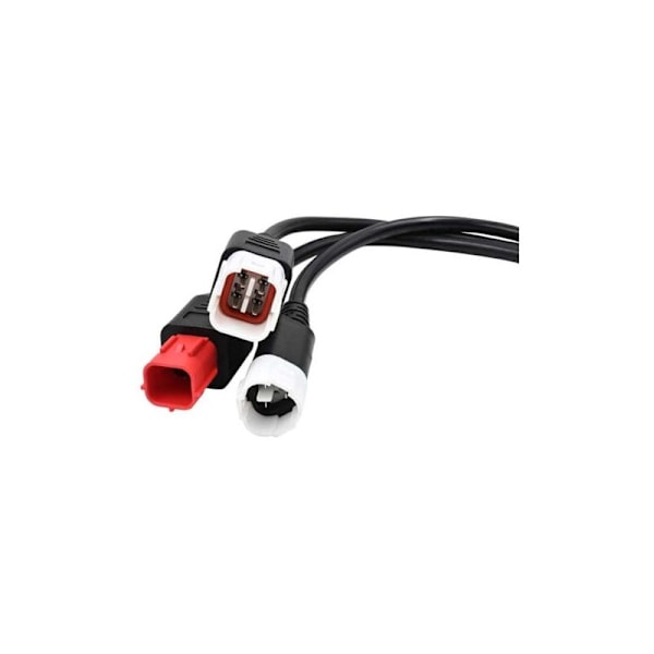 2 kpl Plug and Play moottoripyöräskannerin adapterikaapeli 3-nastainen 4-nastainen Yamahaan 6-nastainen Hondaan 16-nastainen OBD 2 uros-naaras jatkokaapeli moottoripyörä D