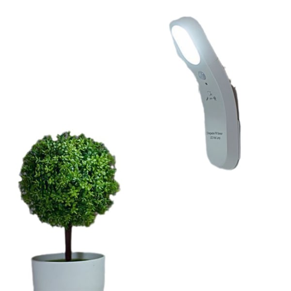 Läslampa LED nattlampa uppladdningsbar LED nattlampa garderobslampa rörelsesensor läsning barn, 3 lägen, varmvit, läslampa L